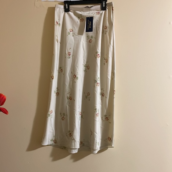 Polo Ralph Lauren Dresses & Skirts - Polo Ralph Lauren Super Chic Slip Satin Pull-On Skirt